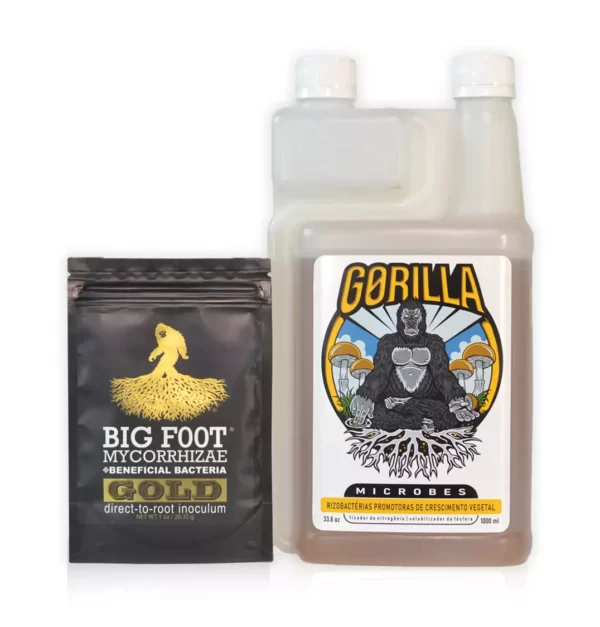 Gorilla Microbes 1000 ml + Big Foot Micorriza Gold 28g