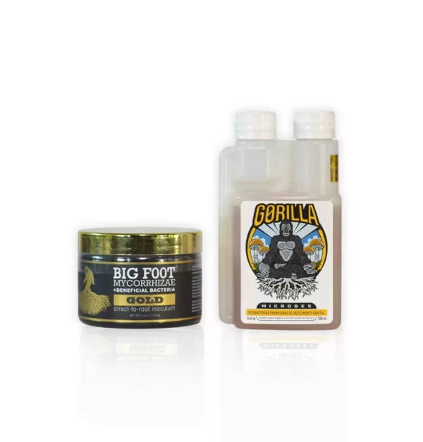 Gorilla Microbes 250 ml + Big Foot Micorriza Gold (Pote)113g