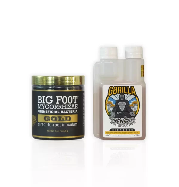 Gorilla Microbes 250 ml + Big Foot Micorriza Gold (Pote)226g