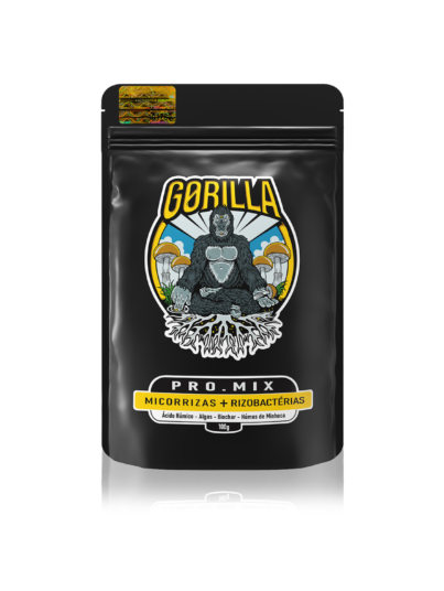 GORILLA PRO MIX BLACK 100g FRENTE