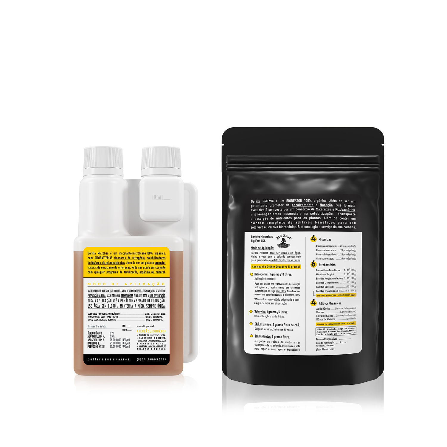 Gorilla Microbes 250 ml + Pro.Mix BLACK 100g - Imagem 2