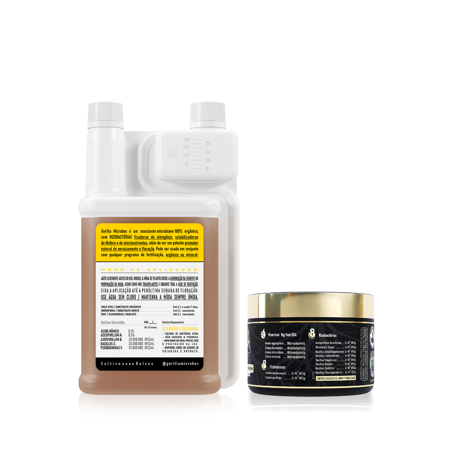 Gorilla Microbes 1000 ml + Pro.Mix GOLD 100g - Imagem 2