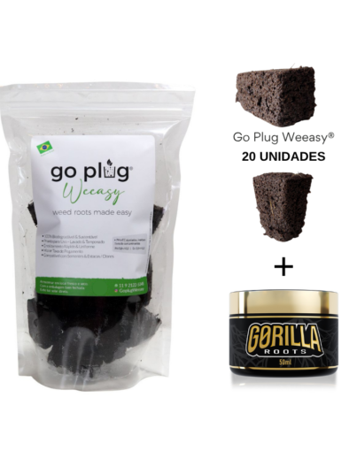 KIT GORILLA ROOTS + GO PLUG WEEASY 20 UNIDADES